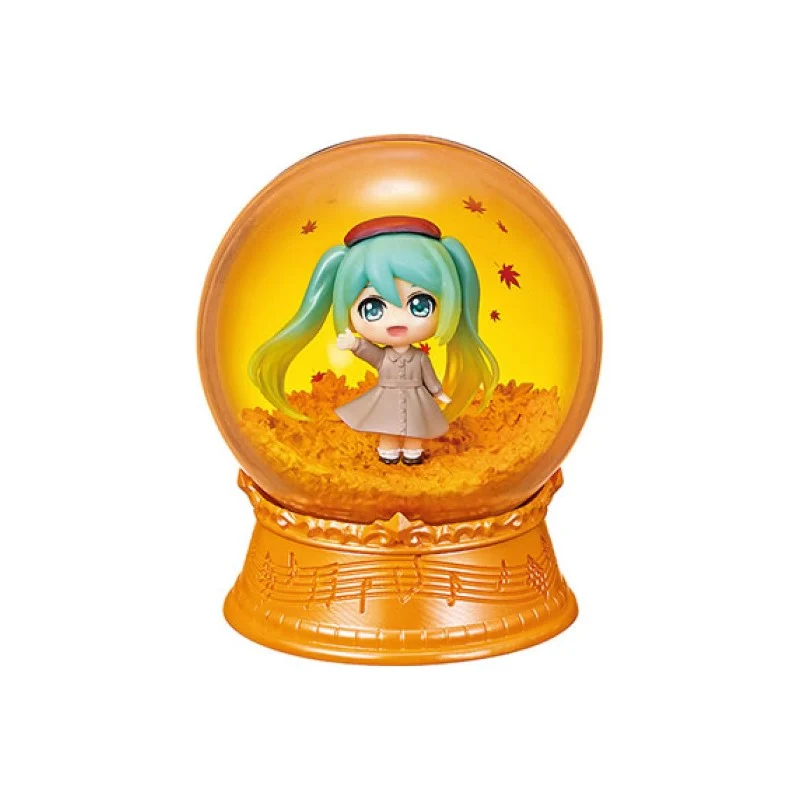 [Self-operated] Japan RE-MENT Hatsune Miku plays the story of the four seasons. Four seasons crystal ball 1 box with four kinds of random egg blind box ornaments