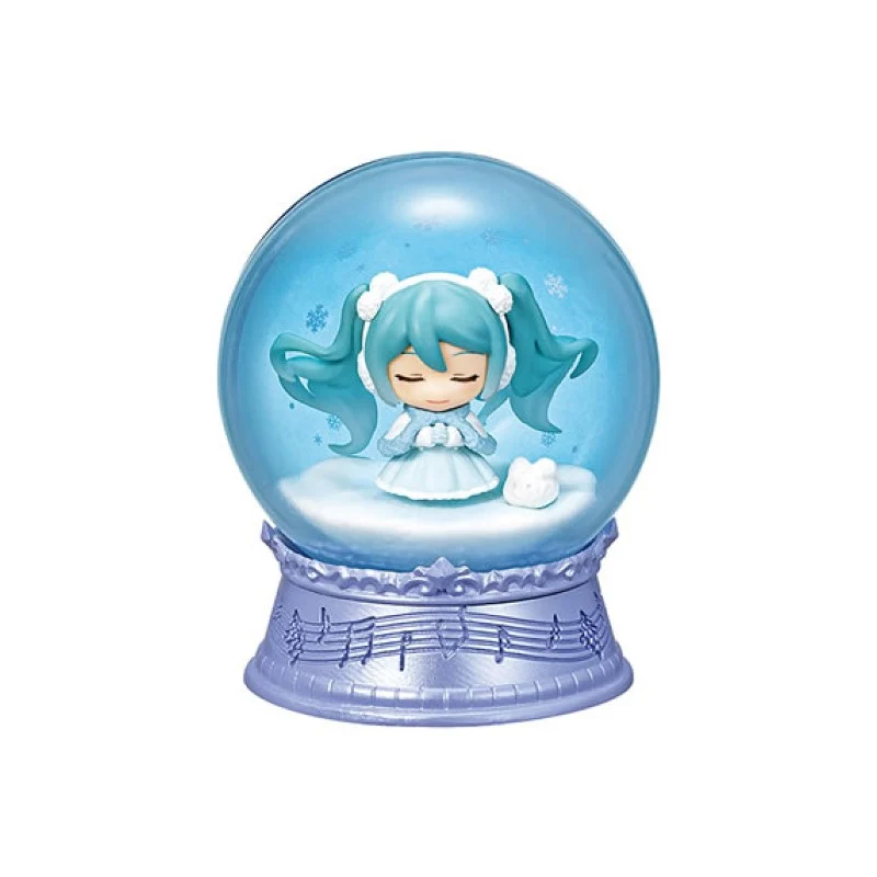 [Self-operated] Japan RE-MENT Hatsune Miku plays the story of the four seasons. Four seasons crystal ball 1 box with four kinds of random egg blind box ornaments