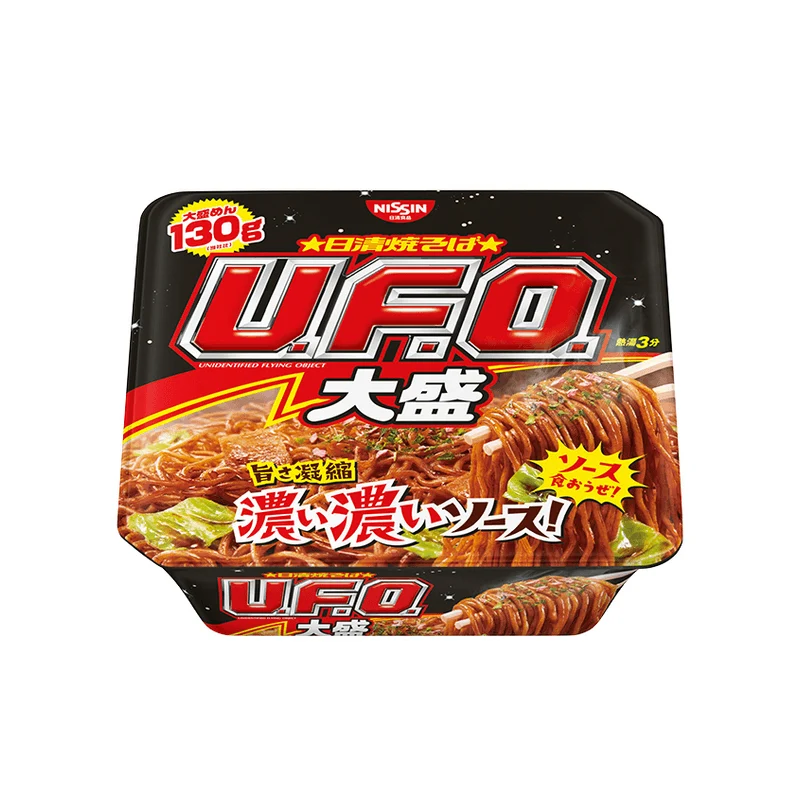 [Self-operated] Japanese NISSIN UFO fried noodles large capacity 167g soy sauce noodles instant noodles instant ramen snack