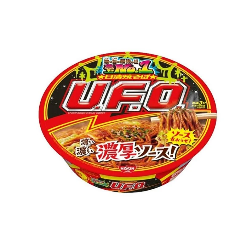 [Self-operated] Japanese NISSIN UFO fried noodles 128g soy sauce noodles instant noodles instant ramen snack