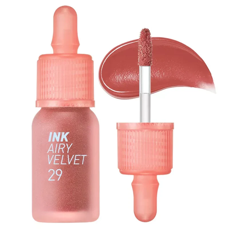 [Self-operated] South Korea CLUB CLIO PERIPERA Air Velvet Ink Lip Glaze 4g Long-lasting Color #29 What Are You Fig Clay Red Brown