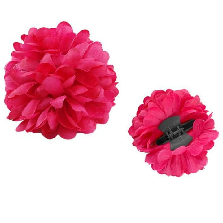 Flamenco Haarblume in Fuchsie