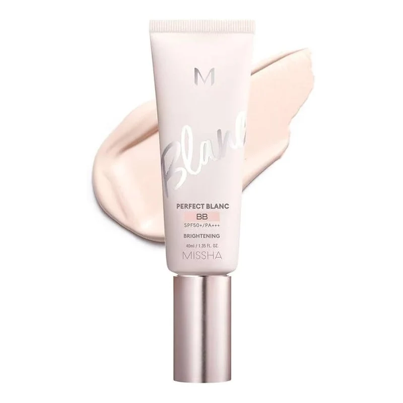 [Self-operated] Korean MISSHA M BLANC BB cream nourishes and brightens the skin concealer #21 Vanilla SPF50 PA+++ 40ml concealer moisturizing long-lasting and not easy to remove makeup sunscreen isolation whitening skin care liquid foundation