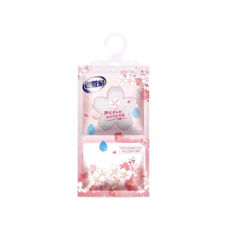 【Self-operated】China Old Butler Sakura Dehumidifier Bag 230g Hanging Moisture-proof and Mildew-proof Moisture-absorbing Bag