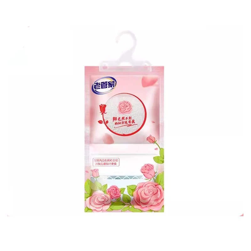[Self-operated] China Old Housekeeper Rose Dehumidifier Bag 230g Hanging Moisture-proof and Mildew-proof Moisture-absorbing Bag