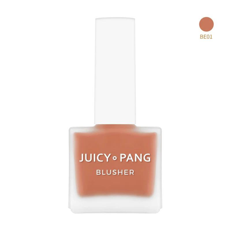 [Self-operated] Korean A'PIEU Op Juice Liquid Blush #BE01 Milk Tea Color with Fine Flash 9g Lip and Cheek Dual Use Xiaohongshu Hot Liquid Contouring Rouge Natural