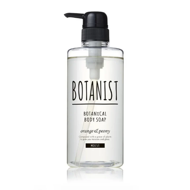 [Self-operated] Japan BOTANIST Botanist Botanical Shower Gel Moisturizing Orange Peony Fragrance 490ml Gentle Cleansing Long-lasting Moisturizing Hydrating Skin Low Irritation