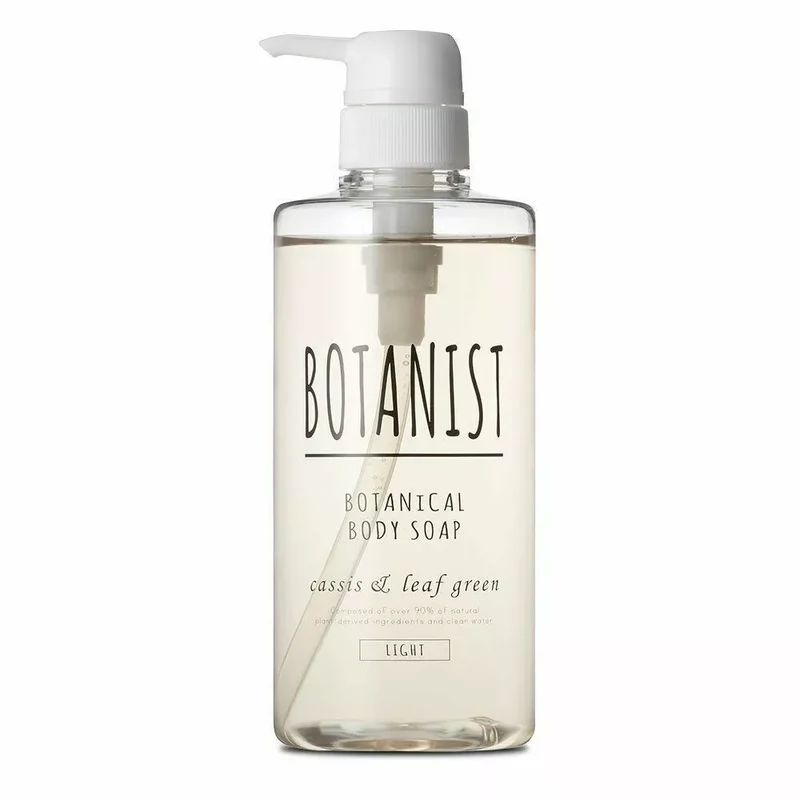 [Self-operated] Japan BOTANIST Botanist Plant Fresh Shower Gel 490ml White Cover Refreshing Blackcurrant and Green Leaf Fragrance Weak Acid Cleansing Gentle Cleansing Low Irritation