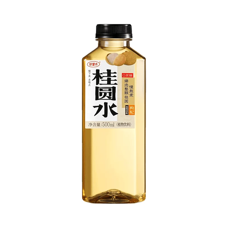 [Self-operated] China Good Hope Water Longan Water Wolfberry Red Date Plant Drink 500ml 0 Sucrose 0 Fat Clean Ingredients Qi and Blood