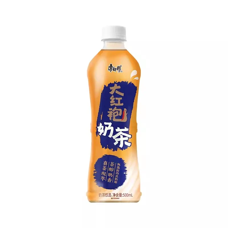 【Self-operated】China MASTER KONG Da Hong Pao Milk Tea 500ml Afternoon Tea Warm Heart Milk Tea Drink