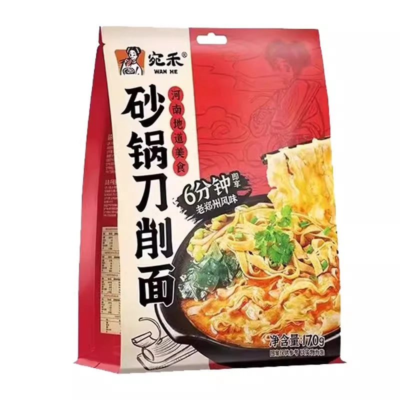 【Self-operated】China Wanhe Clay Pot Sliced ​​Noodles 170g Late-night Instant Noodles Authentic Henan Zhengzhou Flavor