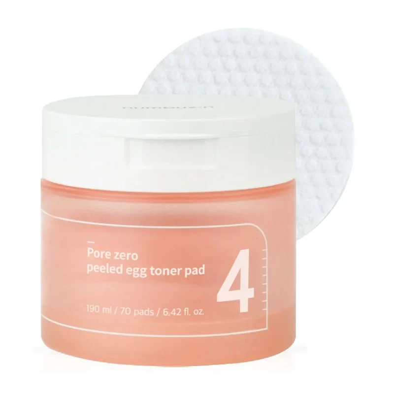 [Self-operated] South Korea NUMBUZIN No. 4 cotton pads zero pores boiled egg cotton pads 190ml hydrating firming pores exfoliating cleansing wipes