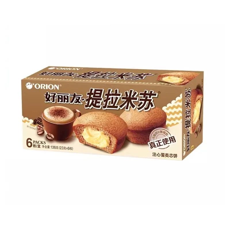 [Self-operated] Korean ORION Tiramisu 6 pieces of pastries, snacks, children's snacks