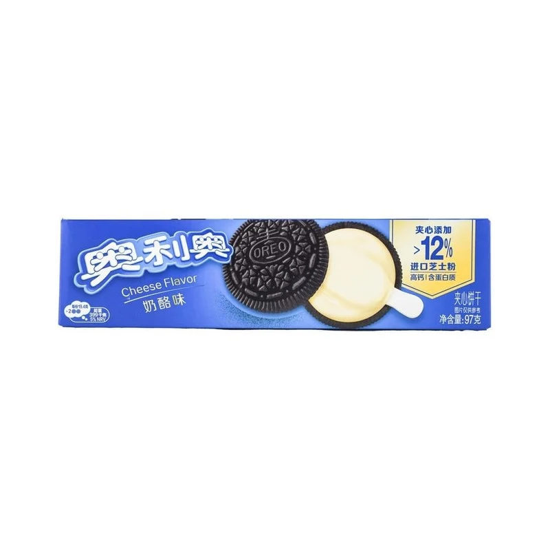 [Self-operated] China Oreo sandwich biscuits cheese flavor 97g breakfast food snacks casual office dessert