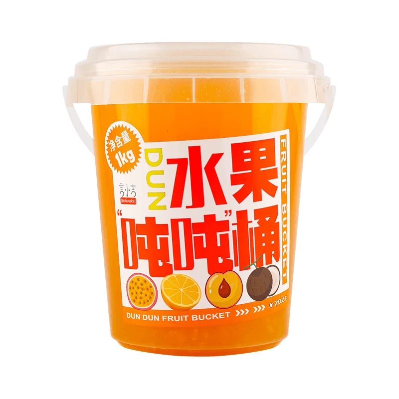 [Self-operated] China Yan Xiaoji one barrel of super rich fruit tons barrel 1kg mixed fruit juice tea beverage