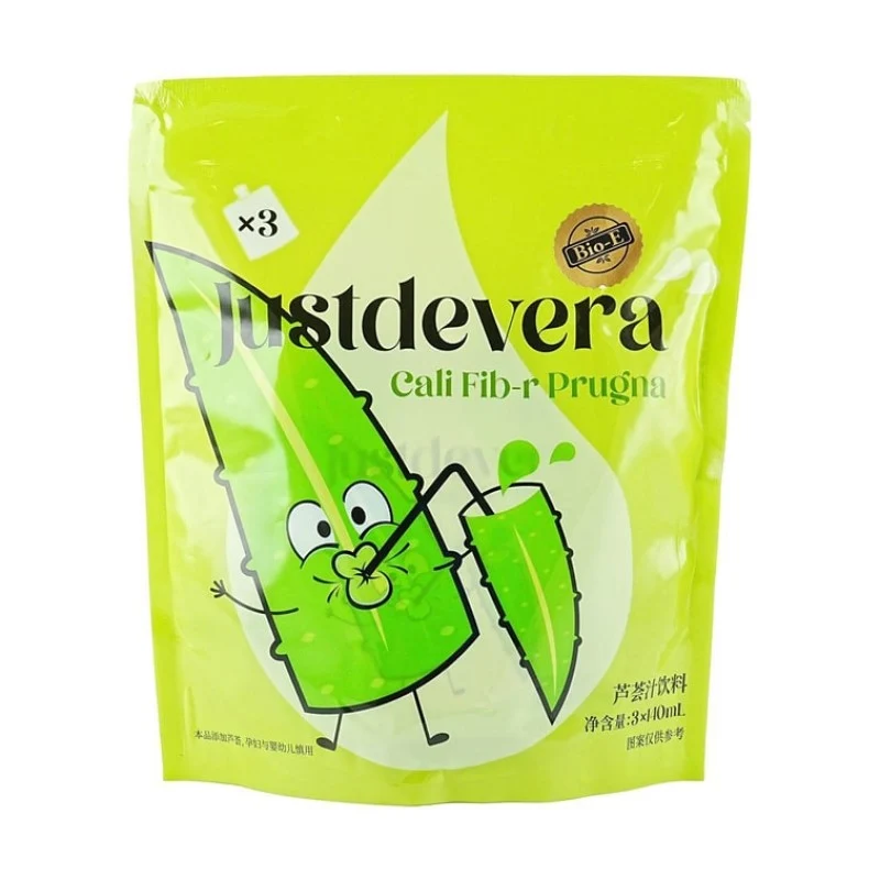 [Self-operated] Australian BIO-E Aloe Vera Qingqingle 140ml*3 bags low-calorie meal replacement aloe vera real fruit 0 sugar 0 fat no "belly" worry