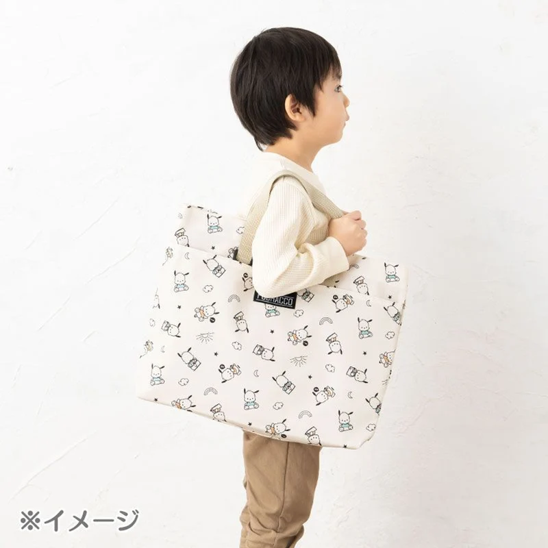 [Self-operated] Japanese Sanrio Pochacco Pocha Dog cute handbag 1 set cartoon animation children's handbag hand shopping bag