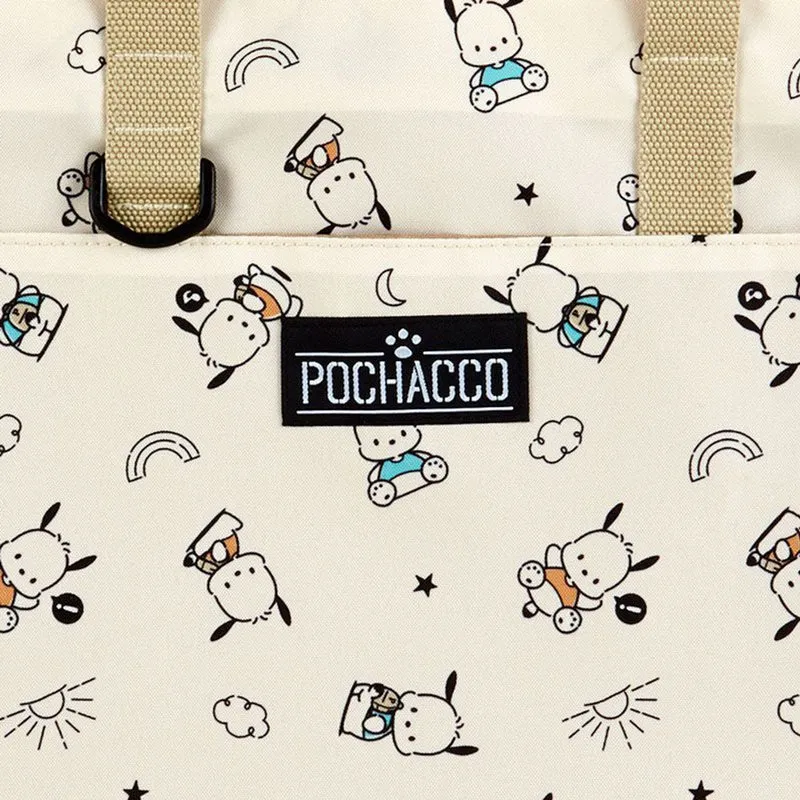 [Self-operated] Japanese Sanrio Pochacco Pocha Dog cute handbag 1 set cartoon animation children's handbag hand shopping bag