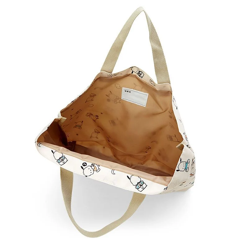[Self-operated] Japanese Sanrio Pochacco Pocha Dog cute handbag 1 set cartoon animation children's handbag hand shopping bag