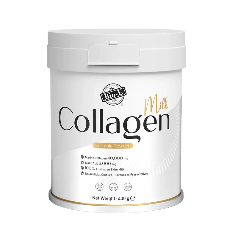 [Self-operated] Australian BIO-E collagen formula milk powder fish glue bird's nest milk powder 400g high calcium skim protein supplement fitness nutrition