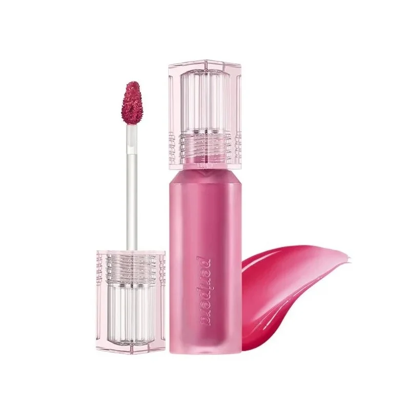[Self-operated] South Korea CLUB CLIO PERIPERA Moisture Moisturizing Watery Mirror Lip Glaze Rock Sugar Series Sandwich Sugar Lip Glaze #08 Pure Pink Cherry Sweet Tea 3.7g