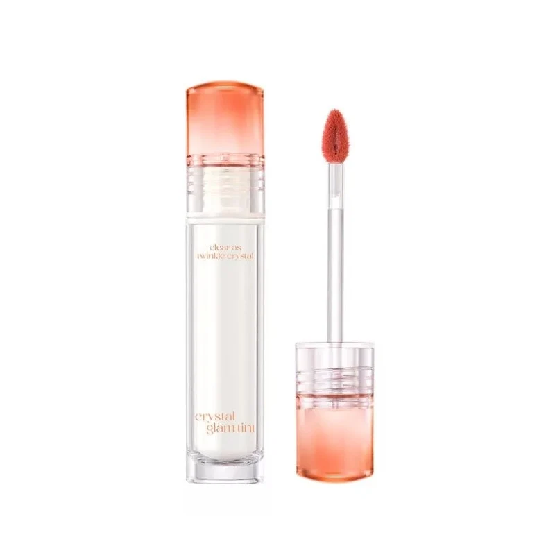 [Self-operated] Korean CLIO Crystal Lip Gloss #02 Summer Apricot 3.4g Easy to apply, moisturizing, and improving complexion lip glaze lip gloss
