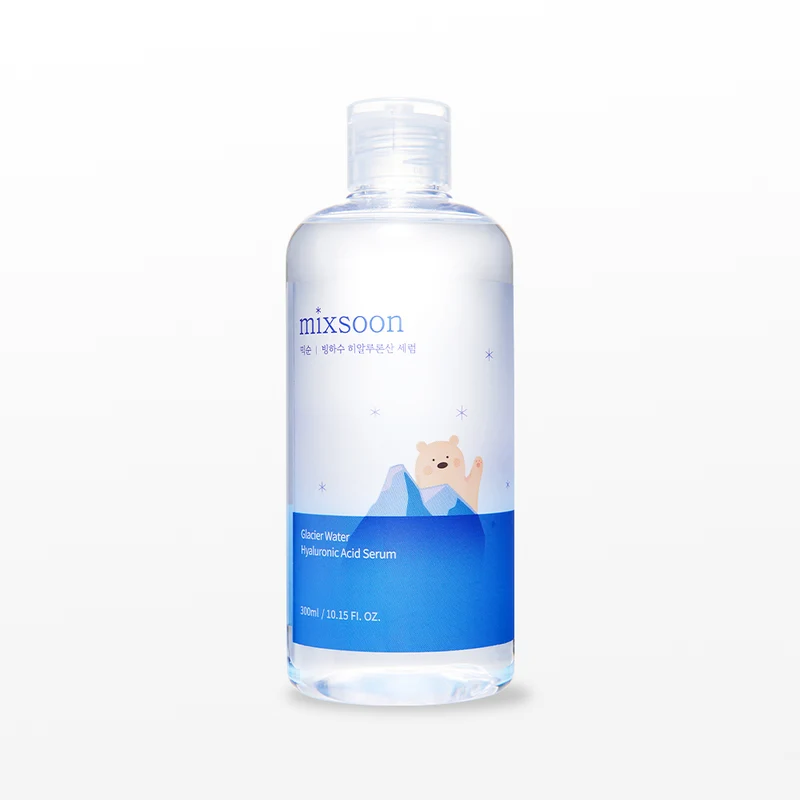 [Self-operated] Korean MIXSOON pure glacier water hyaluronic acid essence toner 300ml elastic hydrating moisturizing sensitive skin