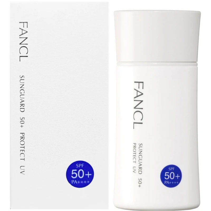 [Self-operated] Japan FANCL No Additive Double Protection Sunscreen 60ml SPF50+ PA++++ Physical Sunscreen for Sensitive Skin