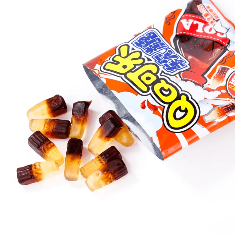 【Self-operated】China Want Want Want QQ Candy Cola Flavor 20g Small Package Gummy Candy Fruit Juice Gummy Candy Kindergarten Children's Festival Candy Sharing Snacks
