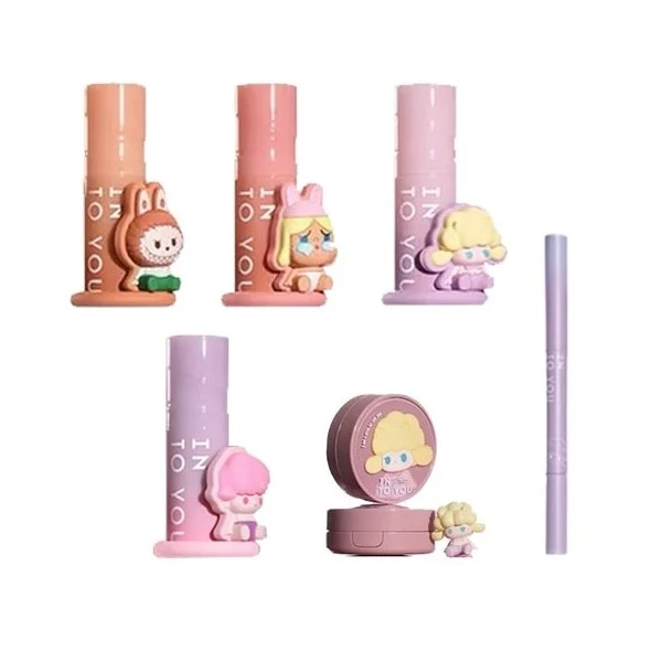 [Self-operated] INTOYOU Bubble Mart series air lip mud #POP605 reverse pink thin matte soft mist velvet lip glaze lipstick