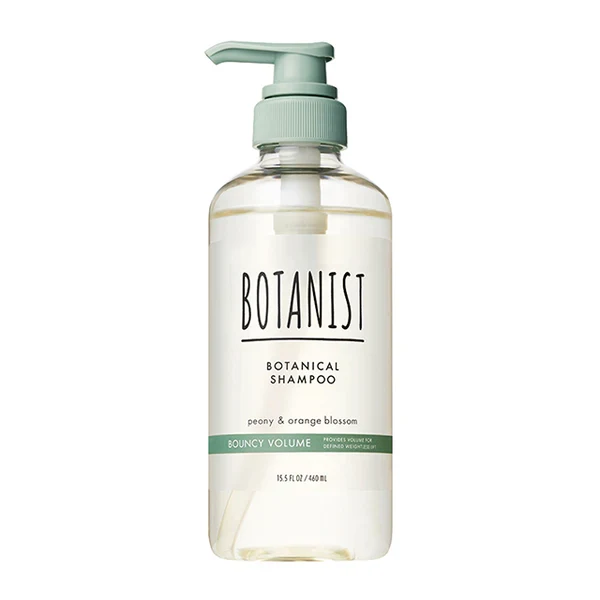 [Self-operated] Japanese BOTANIST botanist elastic and plump series shampoo peony and orange blossom fragrance 460ml to create elastic and fluffy plant ingredients, fresh fragrance, smooth, silicone-free and non-drying