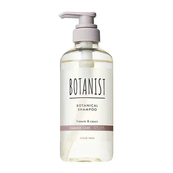 [Self-operated] Japanese BOTANIST Botanist Damage Repair Series Shampoo Freesia and Blackcurrant Scent 460ml Improves split ends, repairs dyeing and perming damage, improves frizz, and hydrates plant ingredients, fresh fragrance, smooth, silicone-free, non-drying