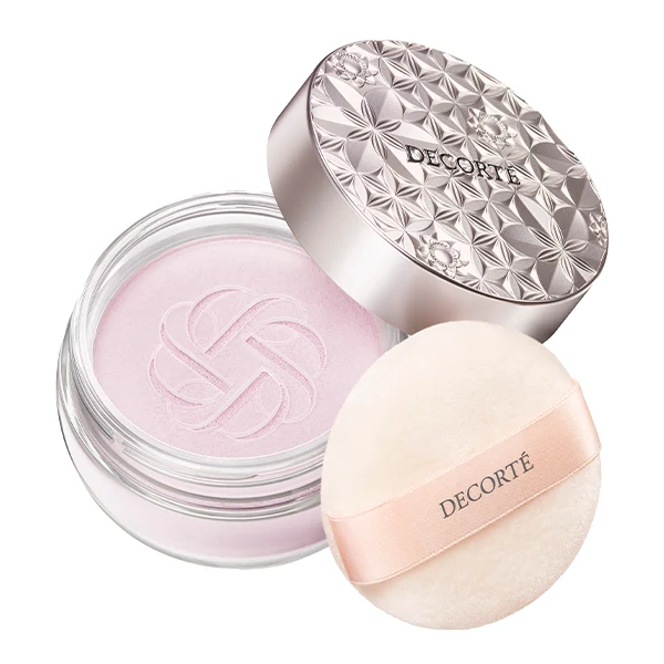 [Self-operated] Japanese Cosme Decorte Japanese local version 24 years new version AQ loose powder white sandalwood butterfly velvet powder invisible pore setting powder 20g #02 Lucent Lilac transparent lilac semi-glossy feel