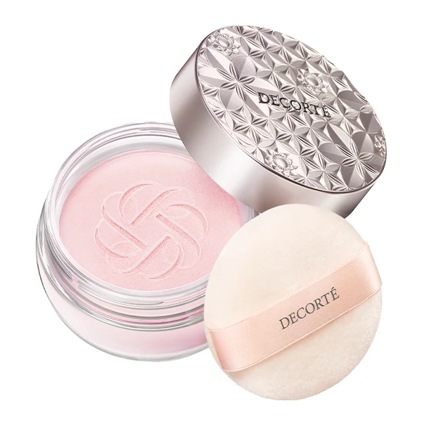 [Self-operated] Japanese Cosme Decorte Japanese local version 24 years new version AQ loose powder white sandalwood butterfly velvet powder invisible pore setting powder 20g #03 Luminous Pink luminous pink semi-glossy feel