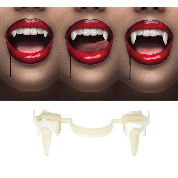 Einziehbare Vampirzähne