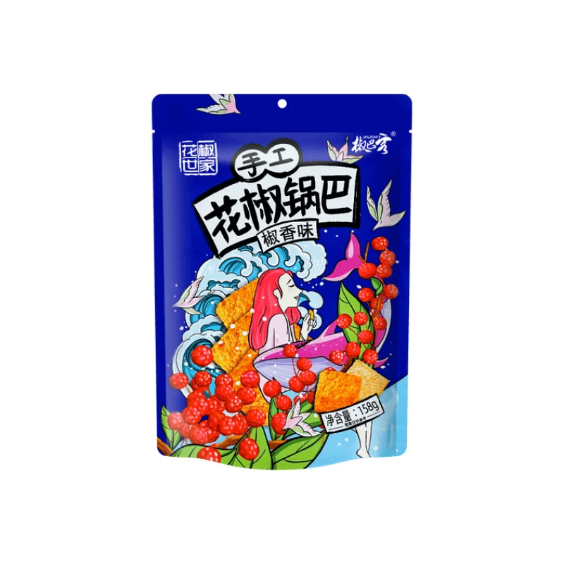 [Self-operated] Chinese Sichuan Pepper Family Handmade Sichuan Pepper Potato Pepper Nut Flavor 158g Internet celebrity hot snack casual snack office food