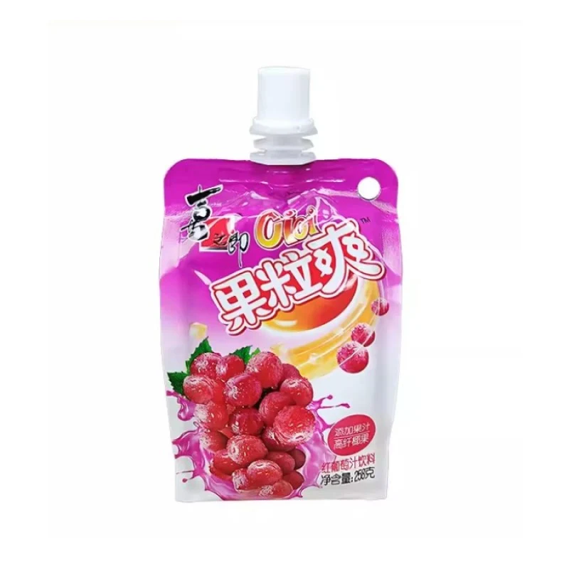 [Self-operated] China Xizhilang Fruit Juice CiCi Jelly Red Grape Juice Drink 258g Children's Craving Snacks Jelly Pudding Casual Snacks Jelly Coconut Drink