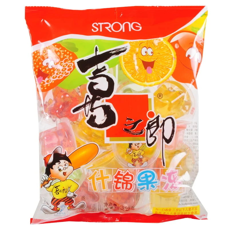 [Self-operated] China Xizhilang Assorted Jelly 360g Children's Craving Snacks Jelly Pudding Snacks