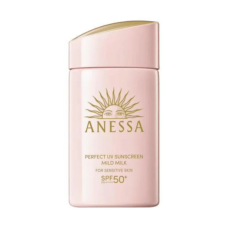 [Self-operated] SHISEIDO ANESSA New Pink Gold Bottle Sunscreen SPF50+ 60ml (Suitable for sensitive skin and children)