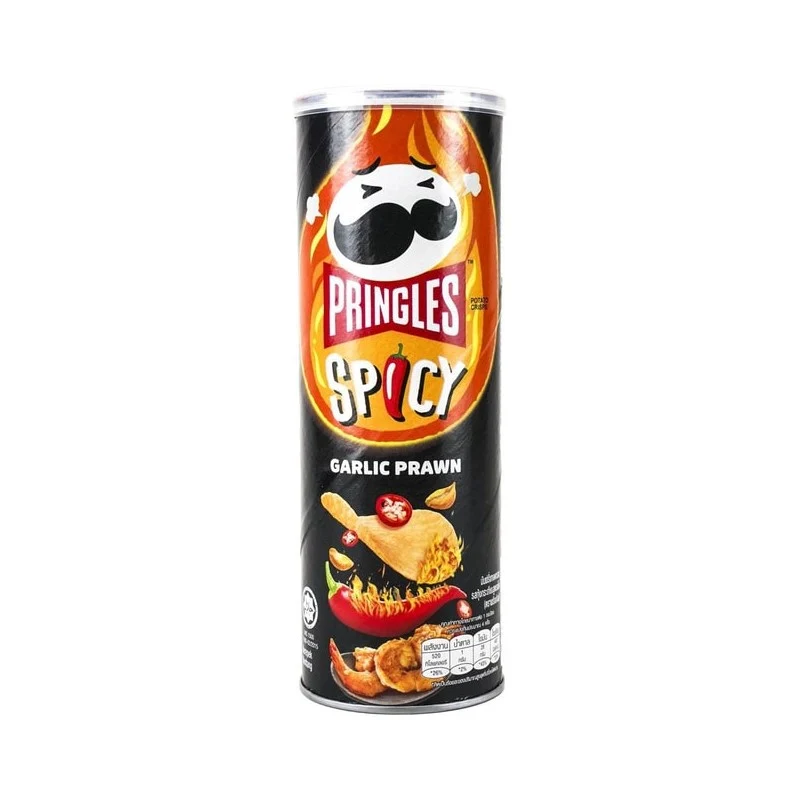 [Self-operated] American PRINGLES Potato Chips Thai Limited Edition Spicy Garlic Shrimp Flavor 97g