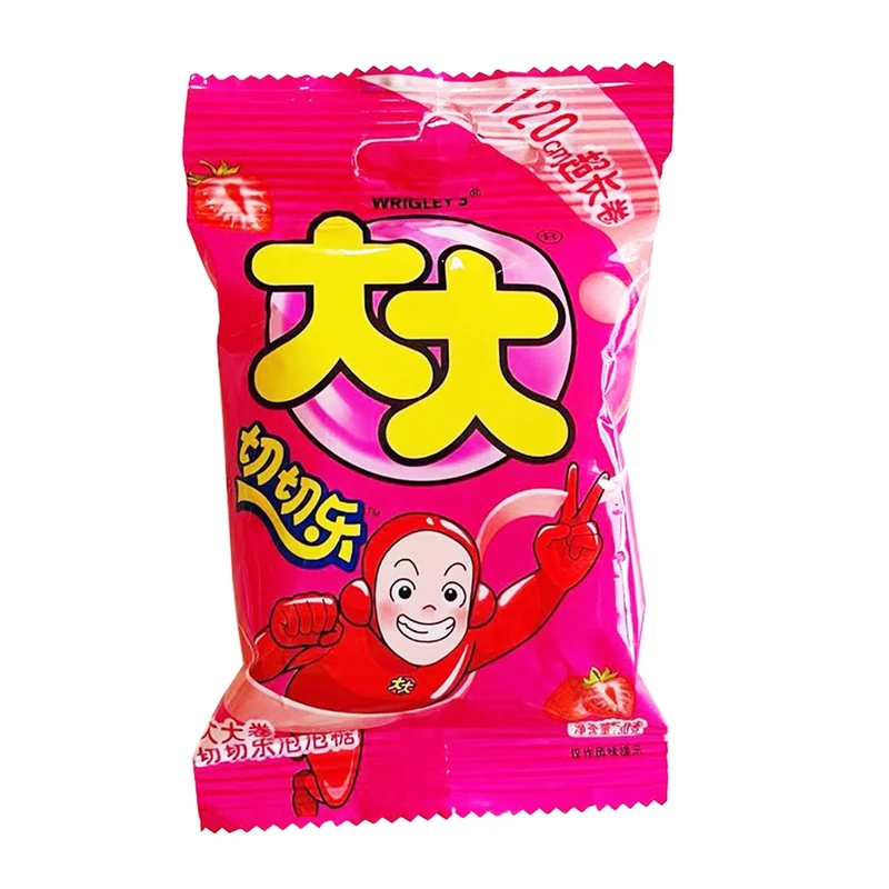[Self-operated] China Daqieqiele Bubble Gum Strawberry Flavor 30g Children's Memory Candy Snack Gum