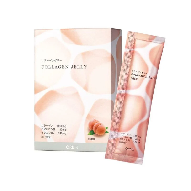[Self-operated] ORBIS, a brand of Japanese POLA, new collagen jelly, refreshing and delicious white peach flavor 20g × 14 bags, limited quantity