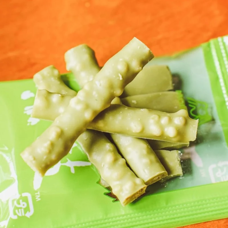 [Self-operated] Japan MORINAGA Morinaga Matcha Season Series Sprig Crispy Chocolate Bar Matcha Cheesecake Flavor 110g Dessert Snack Chocolate Snacks