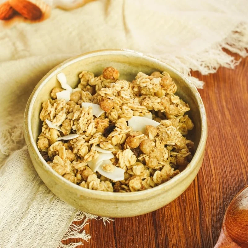 [Self-operated] Japanese Calbee Calbee Almond Chocolate Cereal Oatmeal 400g Nutritious breakfast meal replacement rich in dietary fiber + vitamins breakfast cereal drink oatmeal