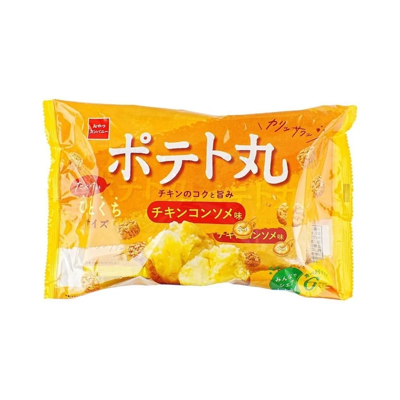 [Self-operated] Japanese BABY STAR Crispy Potato Balls with Rich Chicken Soup Flavor 6 bags 108g Bite-sized Baked Potato Balls Crispy Lightly Salted Cheese Japanese Low-Calorie Snack Potato Balls