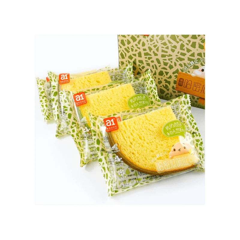 [Self-operated] China A1 Snack Research Institute Cantaloupe Stuffed Toast 1 bag nutritious breakfast snack casual snack snack