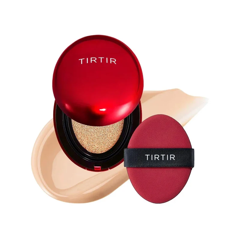 [Self-operated] Korean TIRTIR Titti Le long-lasting makeup sunscreen air cushion red #21N ivory white suitable for natural white skin 18g sunscreen long-lasting isolation oil control