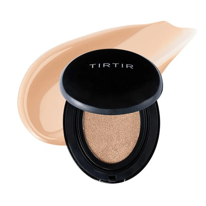 [Self-operated] Korean TIRTIR Titir long-lasting close-fitting silky and radiant makeup concealer air cushion foundation black SPF50+ PA+++ #21N natural color suitable for warm white skin 18g 24-hour moisturizing concealer air cushion foundation