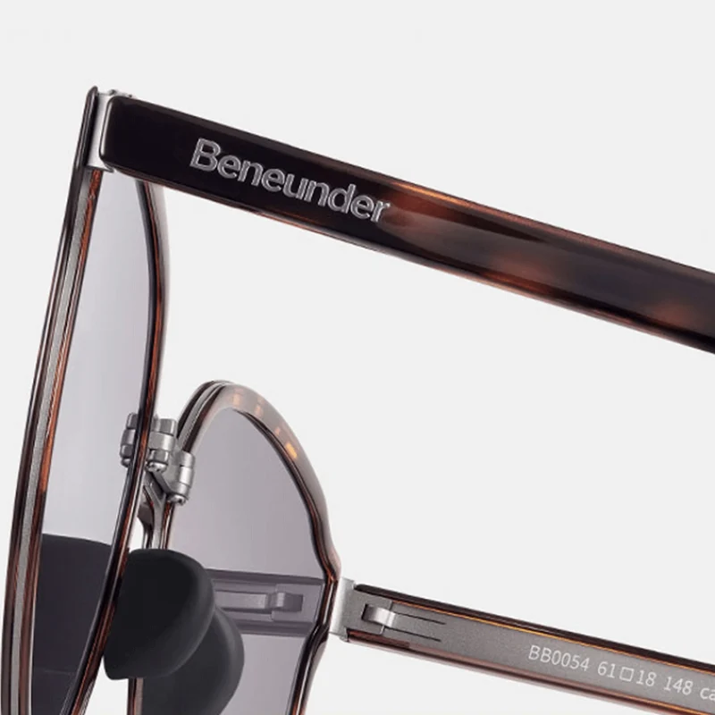 [Self-operated] China Beneunder Jiao Xia Lan Ji series slim and ultra-thin foldable sunglasses starry sky black anti-UV glasses sun protection sunshade filter eye protection sunglasses
