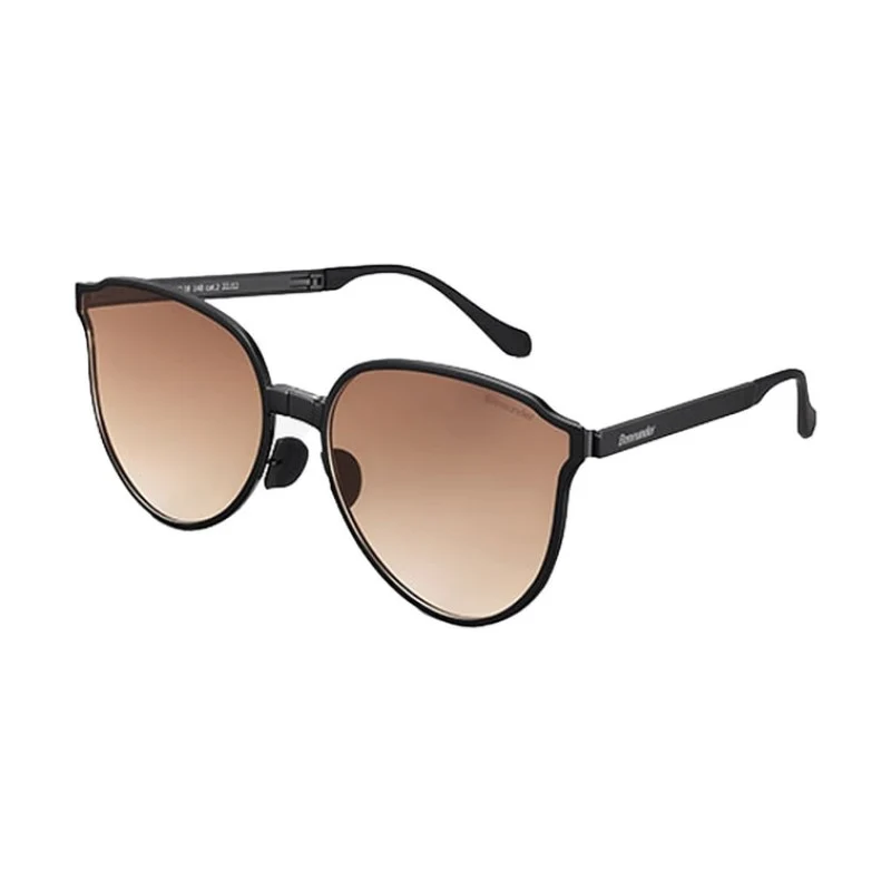 [Self-operated] China Beneunder Jiao Xia Lan Ji series slim and ultra-thin foldable sunglasses Coconut Tea anti-UV glasses sun protection sunshade filter eye protection sunglasses